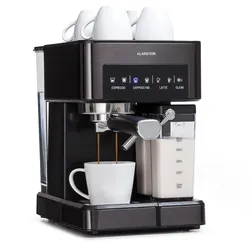 Arabica Comfort Siebträgermaschine 1350W 20 Bar 1,8l Touch-Bedienfeld