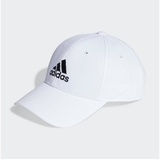 adidas Baseball Cap, Baseballkappe, Weiß Schwarz, OSFM, Unisex-Adult