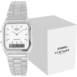 Casio 230a7d Uhr Silver Grey / Silver Grey / White One Size