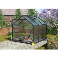 Vitavia Gewächshaus Calypso 4400 Schwarz 4,4 m2 inkl. Fundament