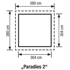 Weka Paradies Enjoy Sparset 3,04 x 3,04 m kdi