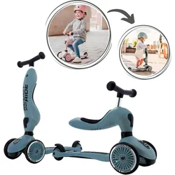 Scoot and Ride Highwaykick 1 - Rutscherfahrzeug und Scooter in einem!, Farbe: forest