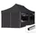 TOOLPORT Faltpavillon Economy 3 x 6 m inkl. 4 Seitenteile schwarz 59031