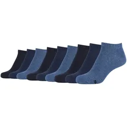 Sneakersocken Damen 9er Pack BLAU 39/42