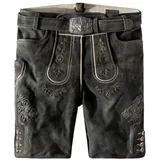 Stockerpoint Lederhose "Bertl" in graphit gespeckt | Gr.: 50