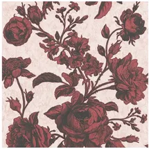 A.S. Création My Home My Spa Vliestapete Blumen 10,05 x 0,53 m 387004 Rot/Rosa