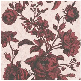 A.S. Création My Home My Spa Vliestapete Blumen 10,05 x 0,53 m 387004 Rot/Rosa