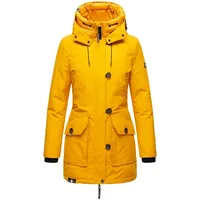 Navahoo Damen Winterjacke Winter Mantel Parka Outdoor Freezestoorm Yellow Gr. XS - XS