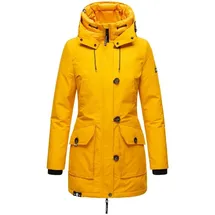 Navahoo Damen Winterjacke Winter Mantel Parka Outdoor Freezestoorm Yellow Gr. XS - XS