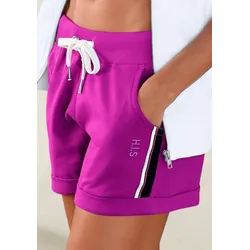 H.I.S Strandshorts, mit seitlichen Tapestreifen, Gr. 32/34 - N-Gr, beere, , 28929505-32 N-Gr