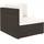vidaXL 8-tlg. Garten-Lounge-Set mit Kissen Braun Poly Rattan