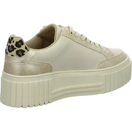 Marco Tozzi Plateau Sneaker Damen 32313138373739 Beige 41 EU - Beige - 41