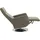 sit&more Relaxsessel Kobra Kunstleder 71 x 110 x 82 cm grau mit Motor und Aufstehhilfe