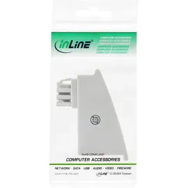 InLine TAE-F Adapter, TAE-F Stecker auf RJ45 Buchse, 8P2C für Fritzbox