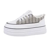 Ital-Design Sneaker Low Weiß/Schwarz Damen 40