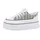 Ital-Design Sneaker Low Weiß/Schwarz Damen 40