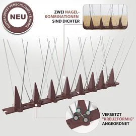 luxuskollektion Taubenabwehr Spikes Edelstahl 5,5 m 22 St.