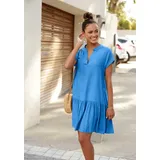 s.Oliver Blusenkleid Tunikakleid Blau 36