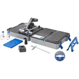 DREMEL Blueprint Bürstenlose 12V Akku-Mobile Sägestation mit 1x Kompakt-säge, 1x Sägetischkoffer, 1x 2.0 Akku + Ladegerät,