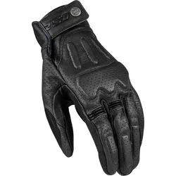 LS2 Rust perforierte Motorrad Handschuhe, schwarz, Größe L für Männer