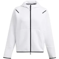 Under Armour Unstoppable Fleece Kapuzenjacke Damen 100 white/black XL