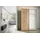 Rauch Schwebetürenschrank 136 x 197 x 61 cm Eiche Artisan/Braun