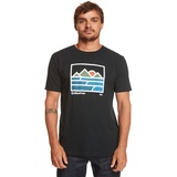 QUIKSILVER Landscape Lines - T-Shirt für Männer Schwarz