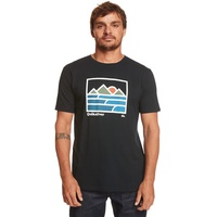 QUIKSILVER Landscape Lines - T-Shirt für Männer Schwarz