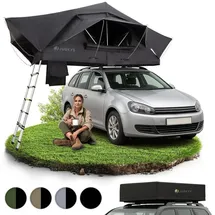 Juskys Autodachzelt Lago 140 x 240 cm Schwarz