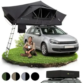 Juskys Autodachzelt Lago 140 x 240 cm Schwarz
