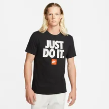 Nike NSW TEE FRAN JDI VERBIAGE schwarz M
