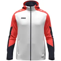 Jako Kinder Kapuzenjacke Dynamic weiß/coral/marine, 164