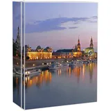 Banjado XXL Medizinschrank Abschliessbar 35x46x15cm Arzneischrank Weiß Aus Metall Mit Motiv Dresden