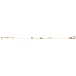 Fußkette ONE ELEMENT "Fußkettchen aus 925 Silber 25 cm", silber, Fußkettchen, Damen, Silber 925 (Sterlingsilber), für Damen – elegant, modern & vielseitig kombinierbar
