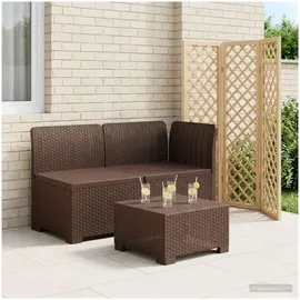 vidaXL 2-Sitzer Garten-Sofa 0 x 0 x 0 cm Braun