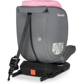 lionelo Bastiaan i-Size Kindersitz ab Geburt 0-36 kg Isofix Top Tether 360 Grad drehbar Rückwärts Vorwärts Seitenschutz 5-Punkt-Sicherheitsgurte Dri-Seat (Rosa)