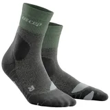 CEP Hiking Merino Mid-cut Socken - Green / Grey - EU 45-50