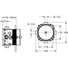 Hansa HANSABLUEBOX Grundeinheit Grundkörper G 1/2''