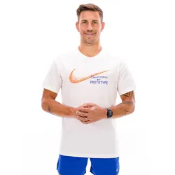 Nike Tee Founders Herren vêtement running homme - Blanc - S