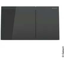 Geberit Sigma70 Betätigungsplatte Glas schwarz