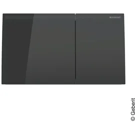 Geberit Sigma70 Betätigungsplatte Glas schwarz