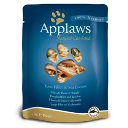 Applaws Nassfutter Katze Adult Thunfisch & Seebrasse 24x70 g