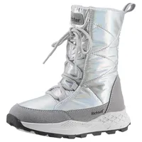 Winterstiefel RICHTER "Venture WMS: Weite weit" Gr. 39, silberfarben (silberfarben-grau) Kinder Schuhe Klettstiefel, Snowboots, Schnürstiefel mit TEX-Membrane