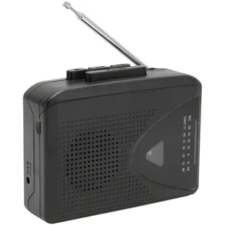Tragbarer Kassettenspieler, UKW-AM-Radio, USB-DC-5-V-Netzteil oder 2 AA-Batterien, für den Innen- und Außenbereich