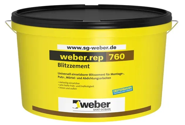 Blitzzement - weber.rep 760 - Schnellzement - 15kg