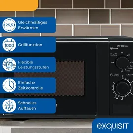 Exquisit MW 802 G schwarz