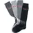 H.I.S. Kniestrümpfe H.I.S, Mädchen, Gr. 27-30, grau (schwarz, anthrazit, hellgrau, grau), Baumwolle, Elasthan (LYCRA), Polyamid, unifarben, elastisch, Socken Kniestrümpfe, mit verstärkten Belastungszonen