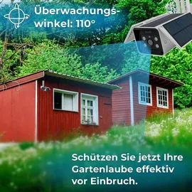 LuVision 4G/ LTE Solar IP Kamera Cloud Überwachungskamera für SIM Karte mit Solarzelle Solarpanel Solarkamera 6W