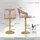 Costway Barhocker Samt rosa 2er Set