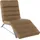 W.Schillig Relaxliege daily dreams Leder/Polyester 75 x 91 x 170 cm Braun mit Kissen